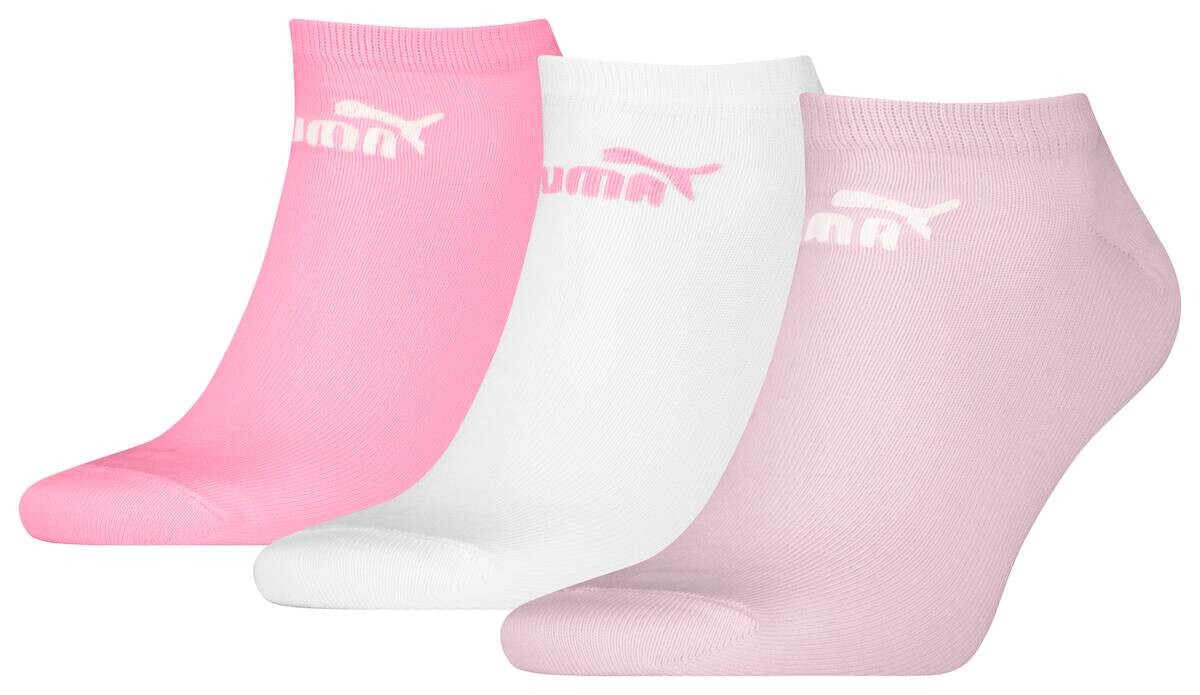 Puma Damen & Herren-Socken Puma pink 3 Packstücke Größe 39-42