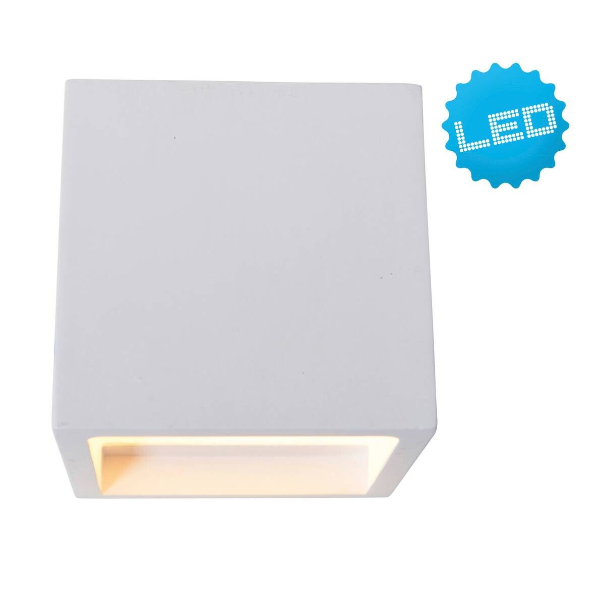 Näve Leuchten LED-Leuchten 1169723 weiß Gips B/H/T: ca. 11,5x11,5x11,5 cm 1 Brennstellen
