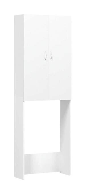 vidaXL Waschmaschinenschrank weiß B/H/T: ca. 64x190x25,5 cm