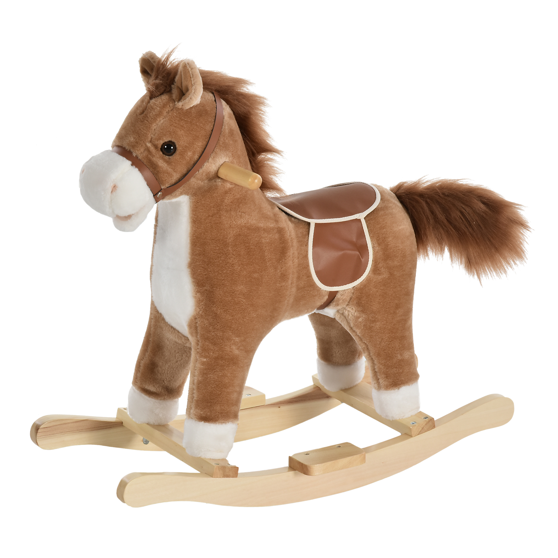 HOMCOM Kinder-Schaukelperd B/H/L: ca. 32,5x61x65 cm