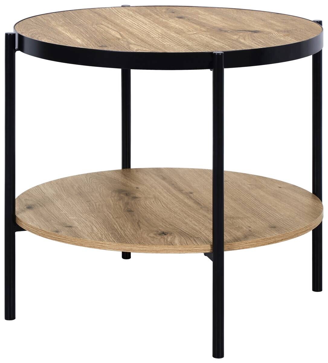 Beistelltisch David Holzoptik Artisan Nachbildung D: ca. 51 cm