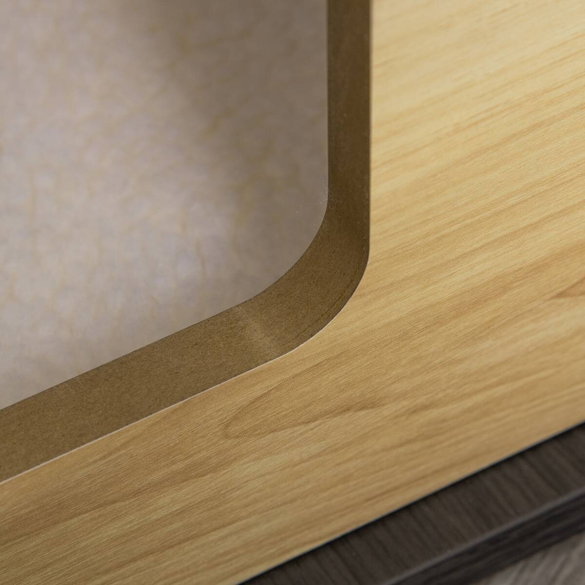 PawHut Hundehütte braun MDF B/H/L: ca. 40x59,2x60 cm