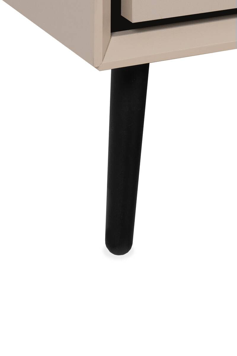 Couchtisch Arona sand schwarz B/H/T: ca. 94x40x55 cm