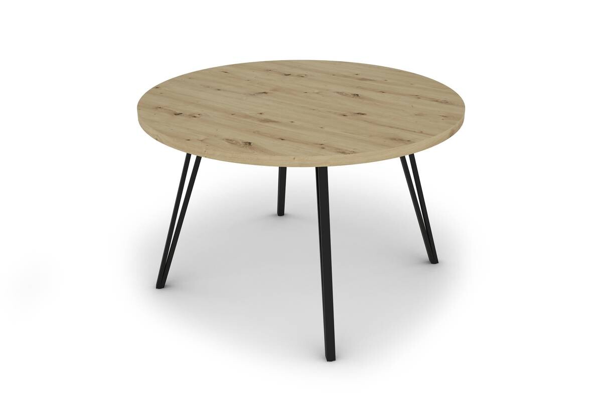 Tisch MARTA Eiche Artisan Nachbildung H/D: ca. 76x120 cm