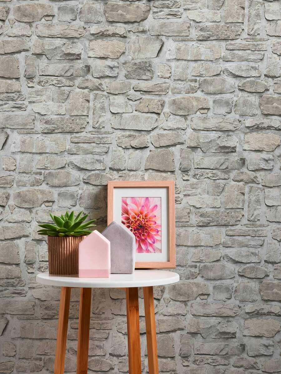 A.S.Creation Vliestapete beige B/H/D: ca. 53x1005x7,8 cm