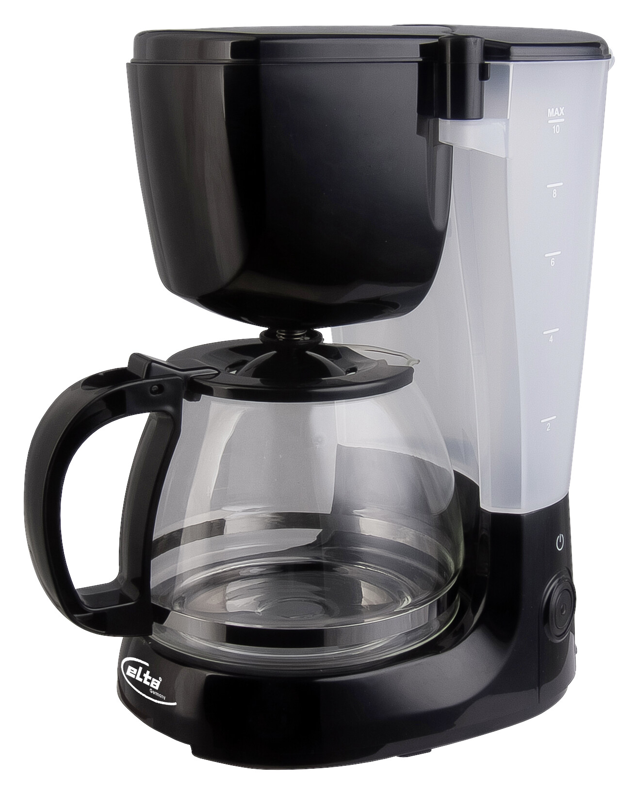 Elta Kaffeeautomat KM-1000.2 schwarz Kunststoff Glas