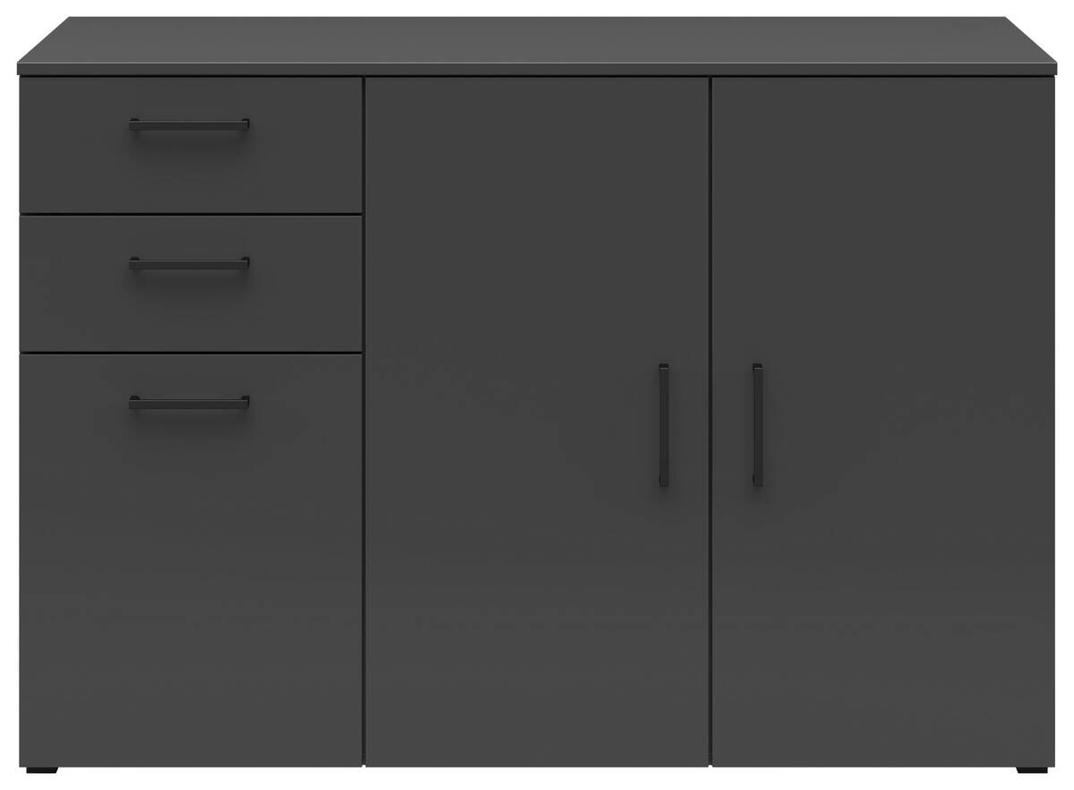 Kommode Multi-Stauraum Typ 29 anthrazit B/H/T: ca. 120x83x52 cm