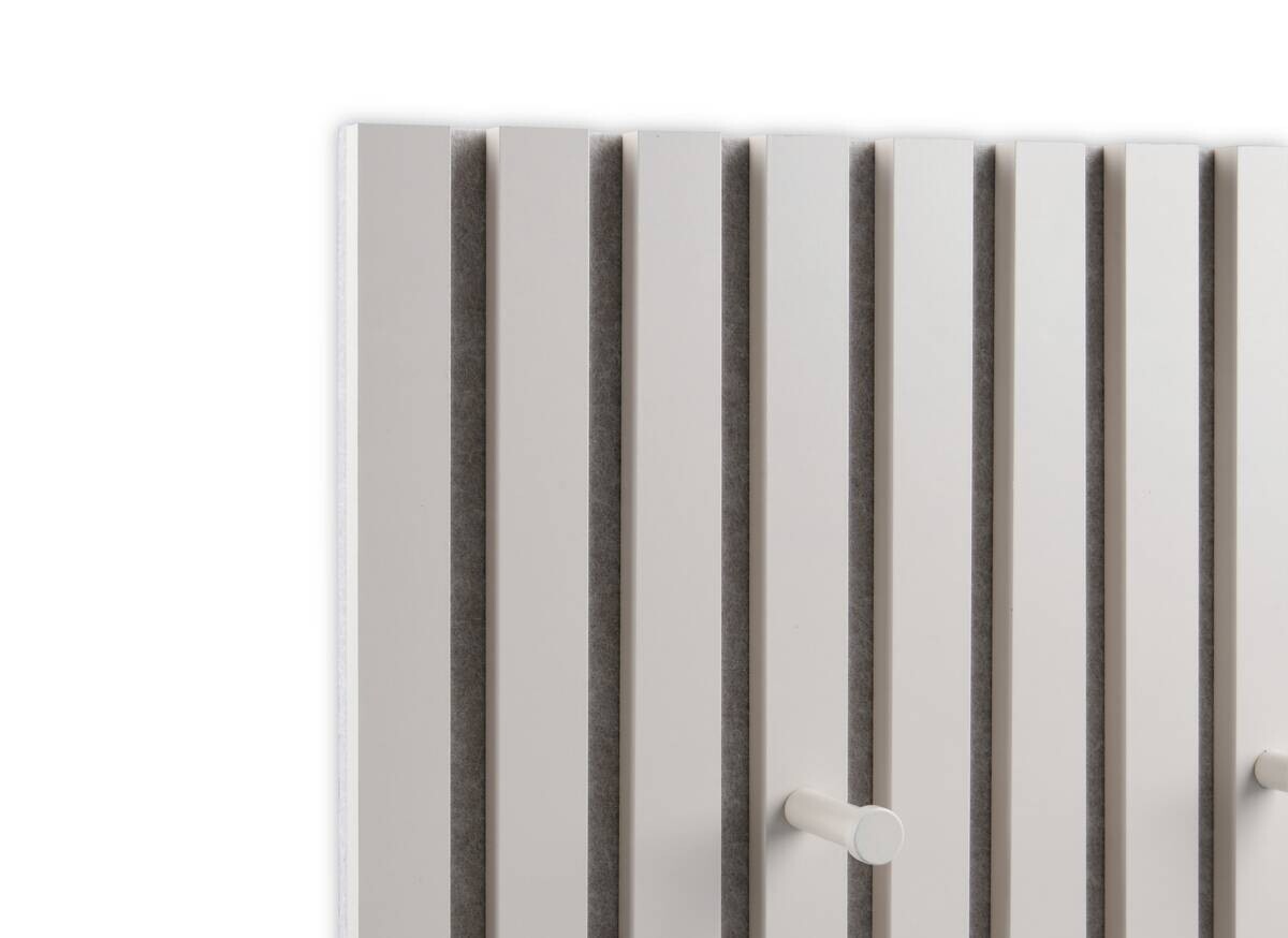 Wandpaneel Grace sand MDF Filz B/H/T: ca. 60x30x7 cm