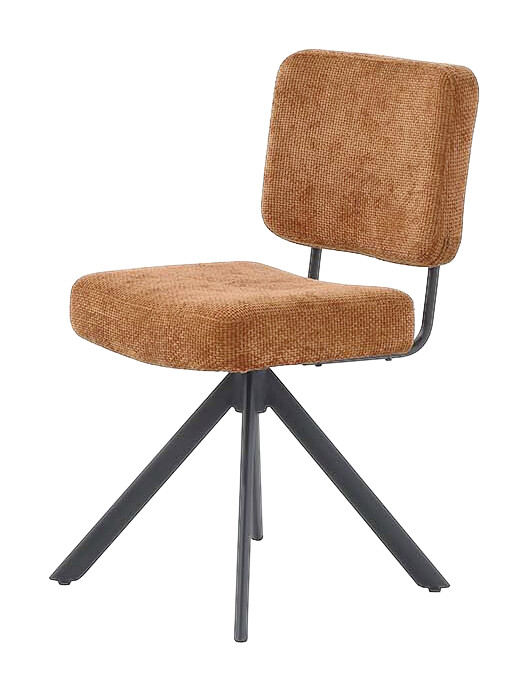 Drehstuhl  orange Webstoff