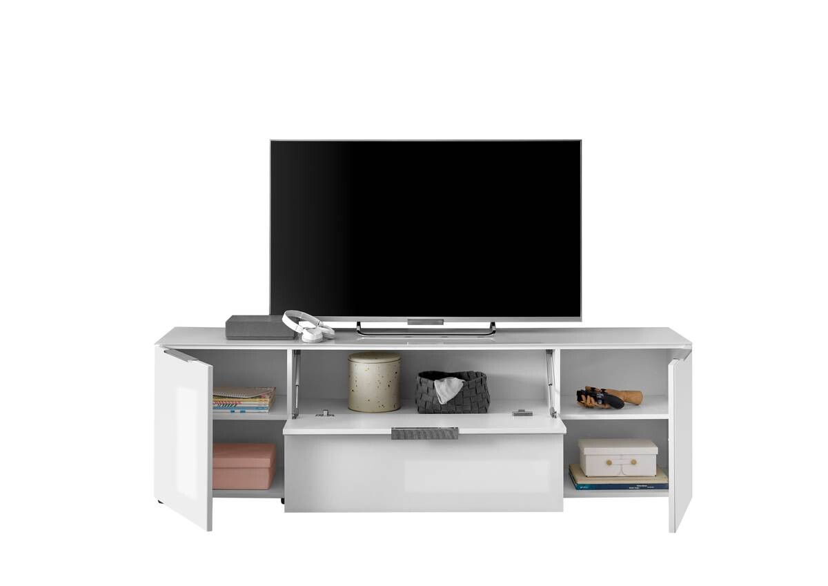 Lowboard Santorin weiß B/H/T: ca. 180x54x40 cm