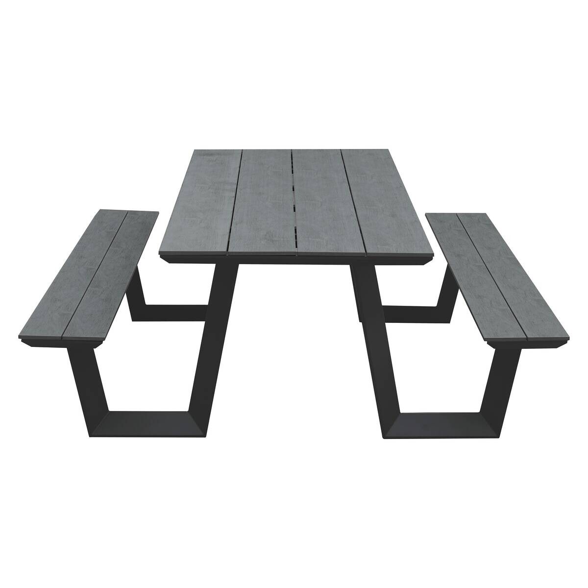 POCOline Gartensitzgruppe anthrazit Alu