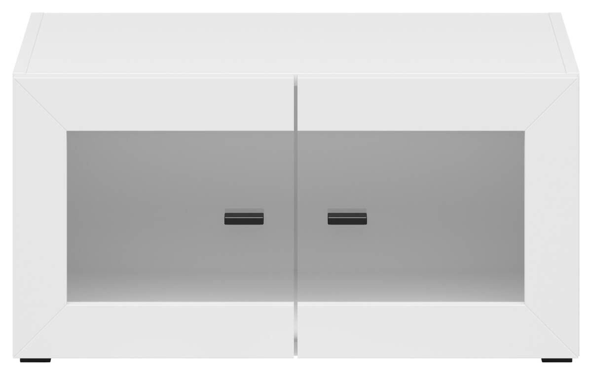 Vitrine System 64 weiß B/H/T: ca. 64x32x35 cm