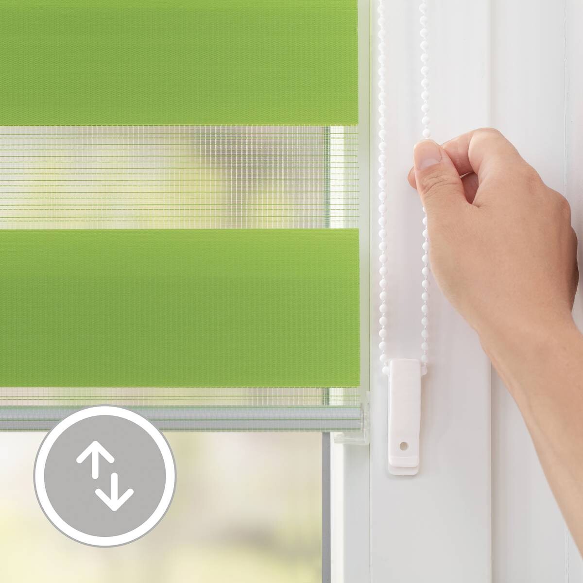 LICHTBLICK Doppelrollo Duo grün B/L: ca. 60x220 cm