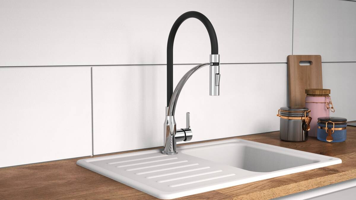 Spültisch-Armatur Carneo schwarz