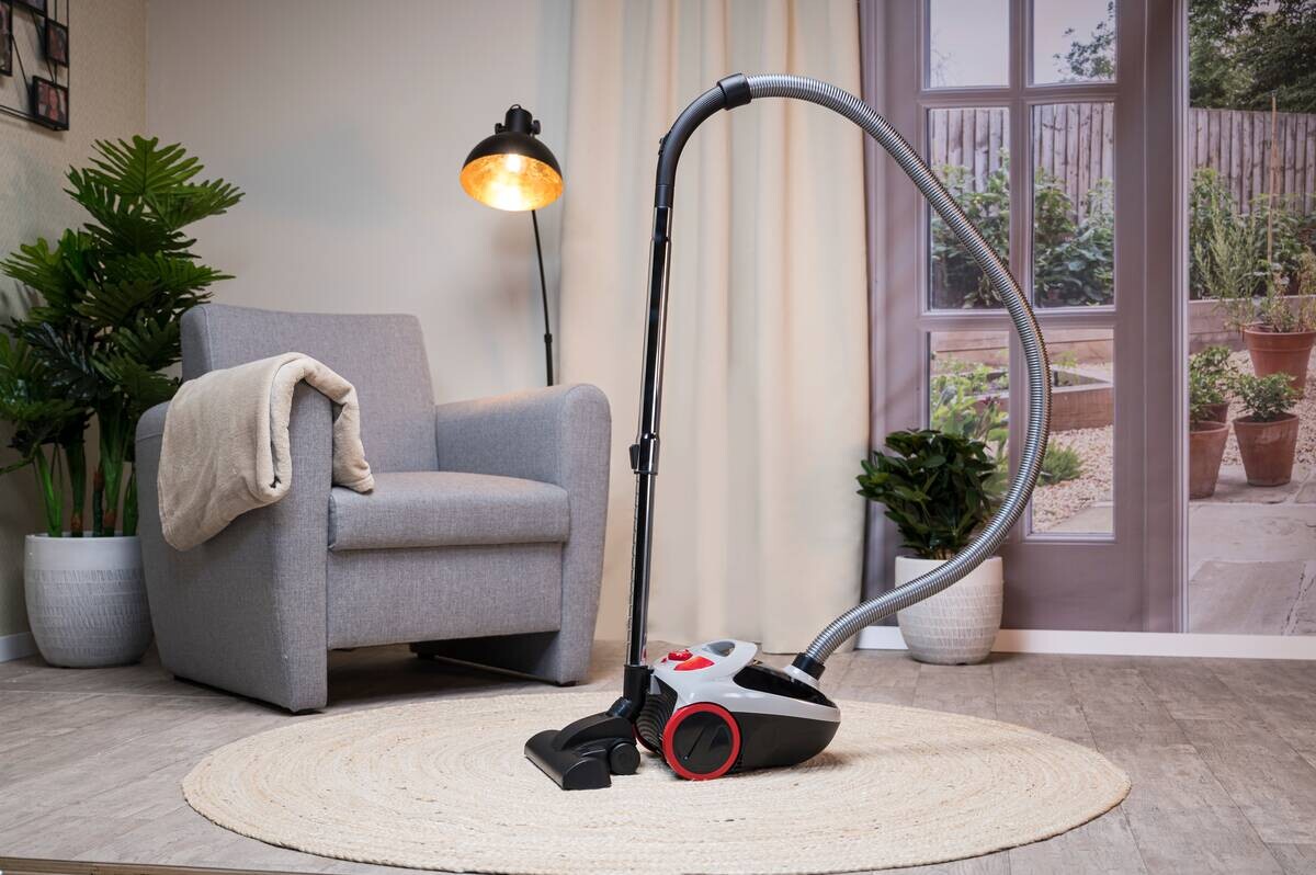 Dirt Devil Staubsauger DD2001 rot schwarz grau B/H/L: ca. 25,2x20,6x32,2 cm