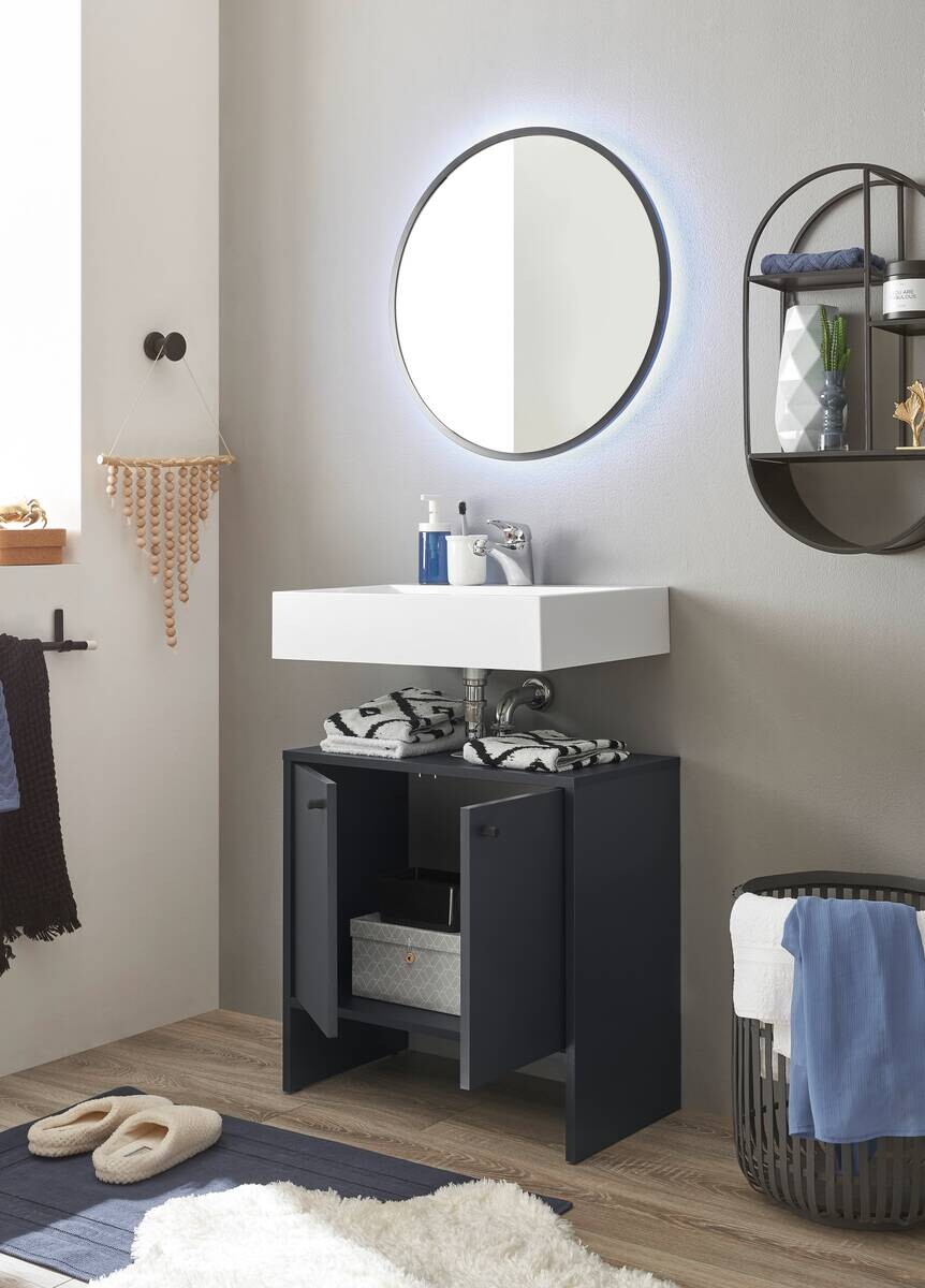 Waschbeckenunterschrank Kairo blau dunkel B/H/T: ca. 60x60x35 cm Waschbeckenunterschrank Kairo blau dunkel B/H/T: ca. 60x60x35 cm