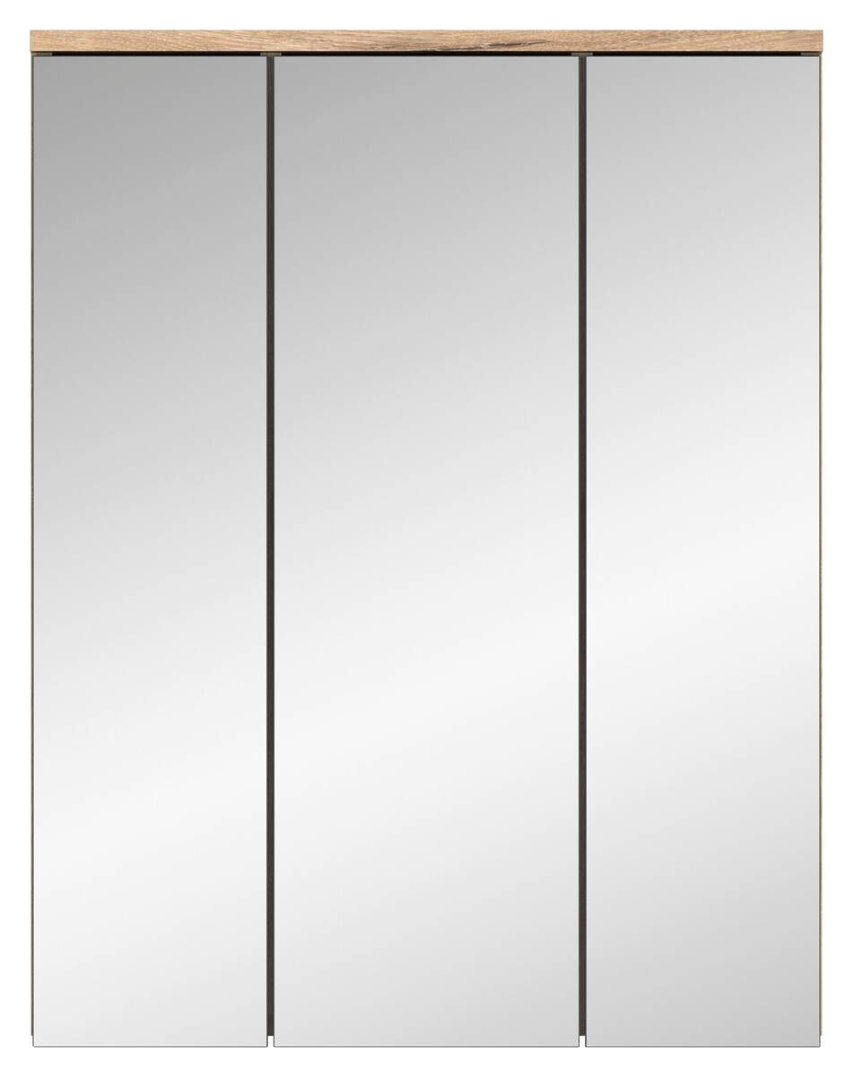 Badezimmer-Set MASON Nox Oak Nachbildung edles Basaltgrau Nachbildung B/H/T: ca. 112x190x34 cm