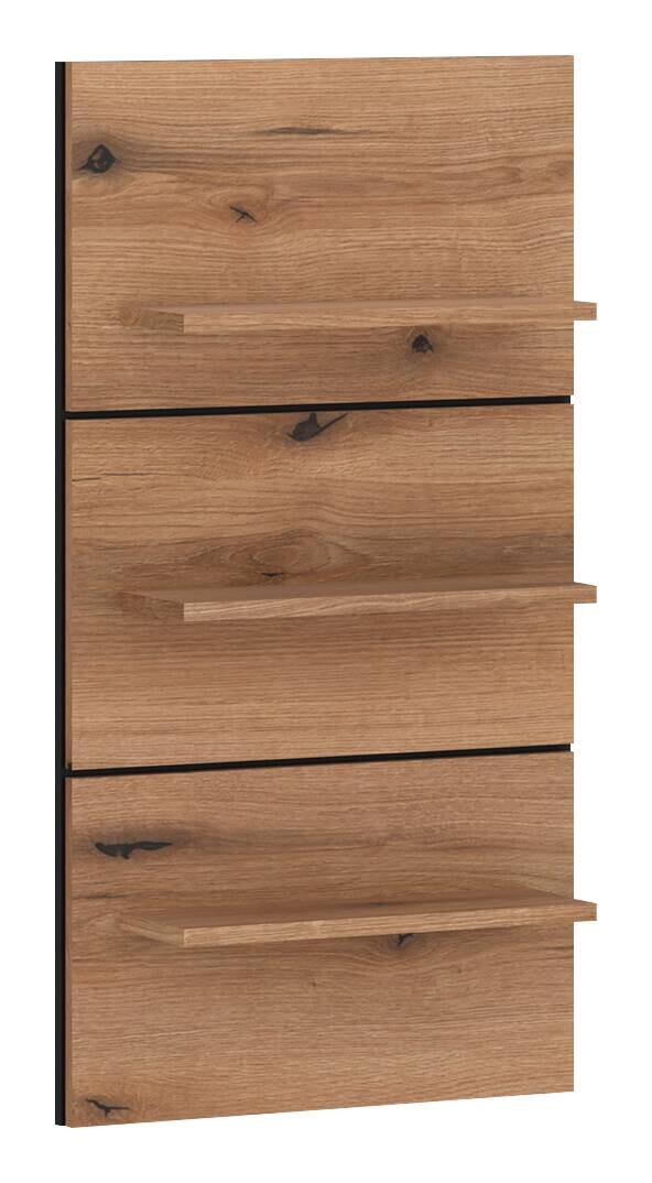 Wandpaneel Mateo Eiche Evoke Coast Nachbildung schwarz matt B/H/T: ca. 50x96x18 cm