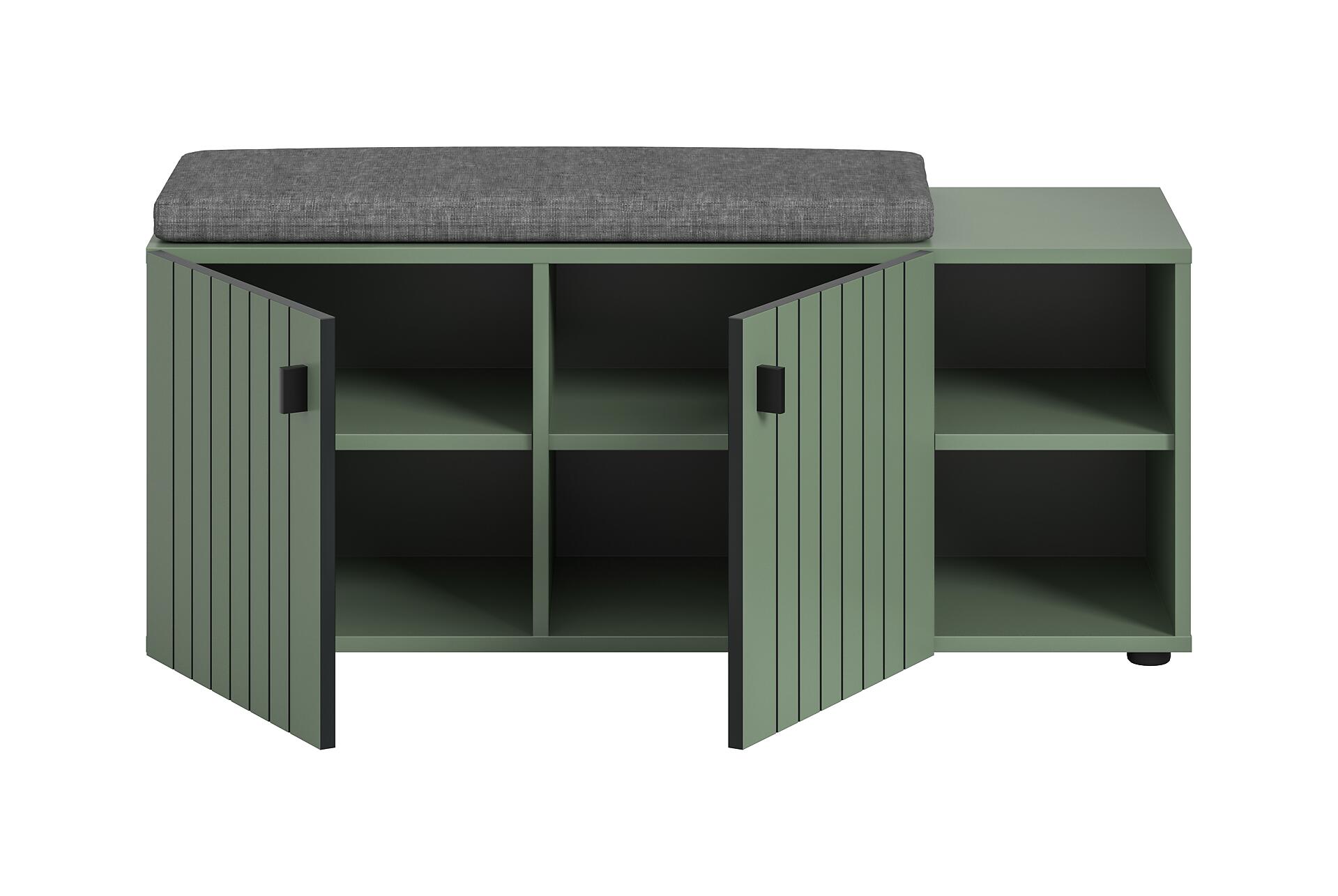 Sitzbank STATION grün B/H/T: ca. 106x43x37 cm