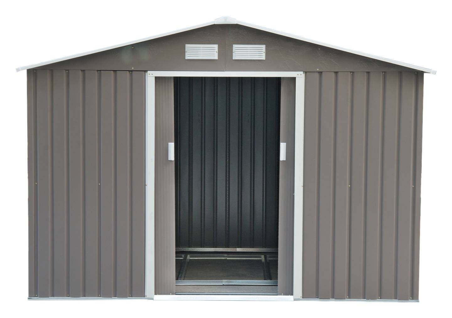 Outsunny Gartenhaus grau B/H/L: ca. 181x192x277 cm