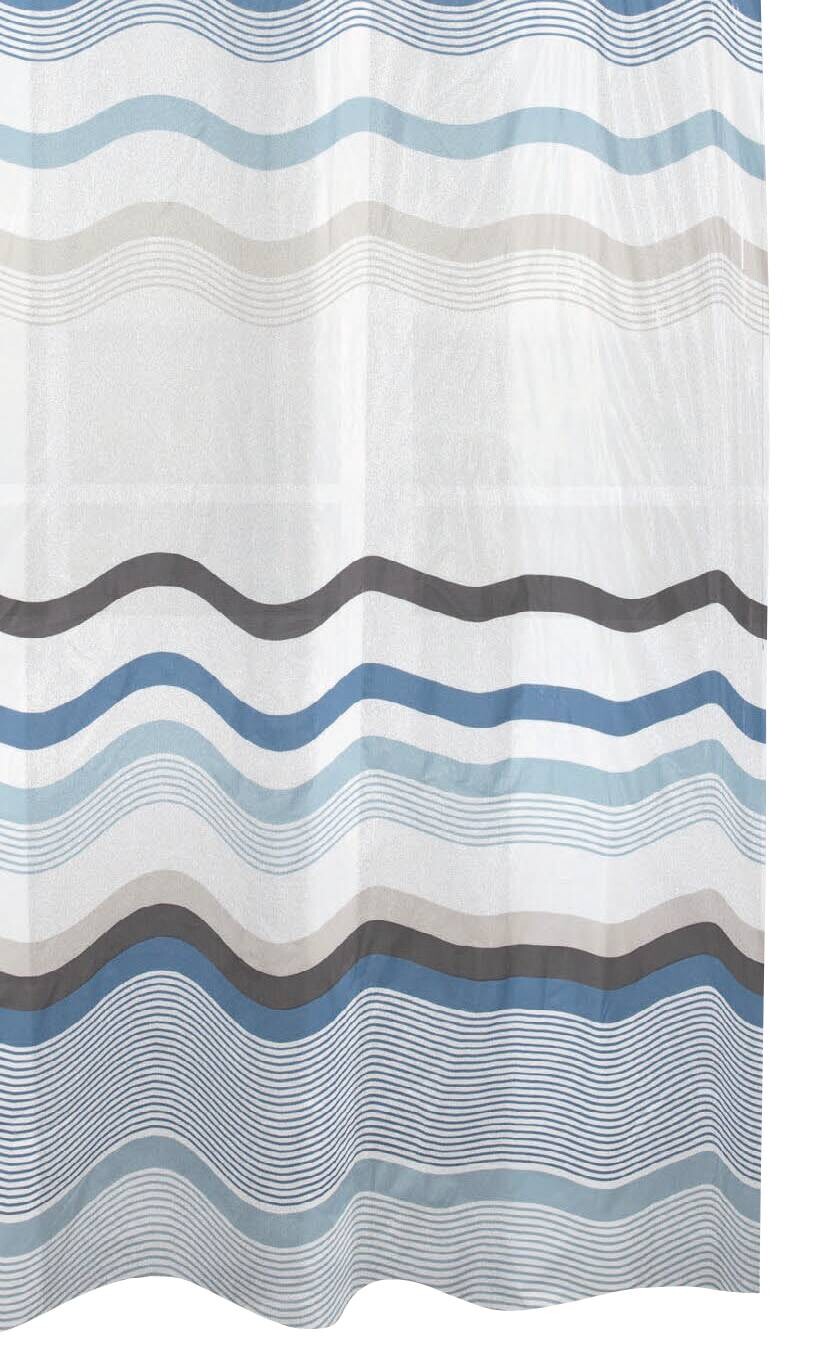 Acus Duschvorhang Wave Polyethylen (recycelt) B/L: ca. 180x200 cm