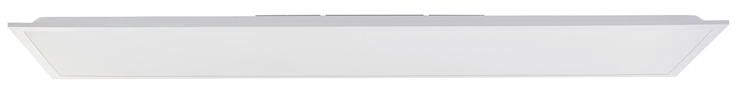 Brilliant LED-Deckenleuchte Briston weiß Metall Kunststoff B/H/L: ca. 122,5x8x33 cm