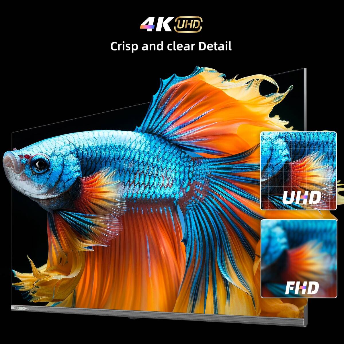 CHiQ Mini-LED-Fernseher M55QN9V B/H: ca. 123x77 cm