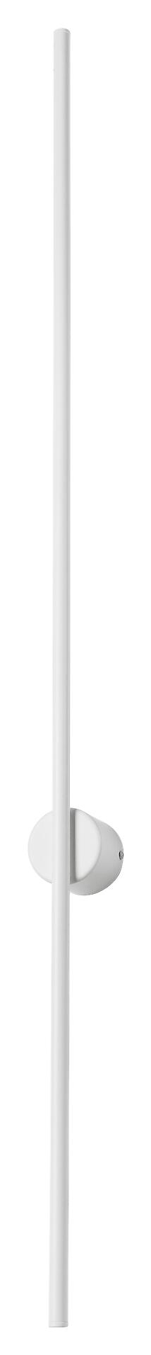 Lamkur LED-Wandleuchte weiß PVC Holz B/H/L: ca. 7x120x7 cm