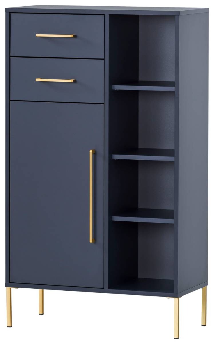 Midischrank Kent dunkelblau B/H/T: ca. 67,1x117,4x33,1 cm