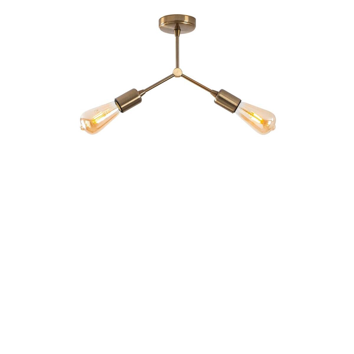 Opviq Deckenleuchte Sparrow-1251 B/H/T/L: ca. 34x26x10x34 cm E27 2 Brennstellen