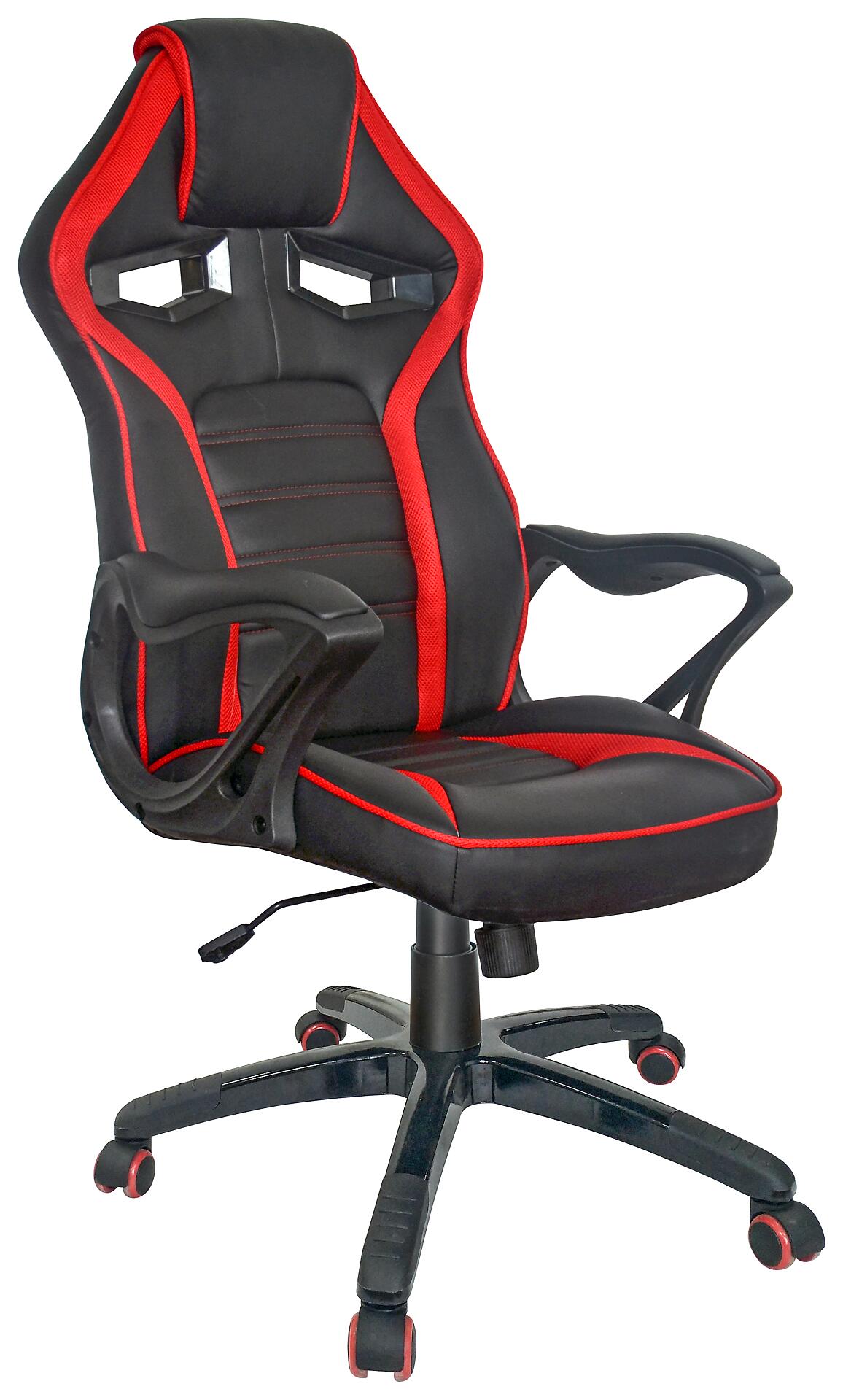 Chefsessel Stage schwarz rot