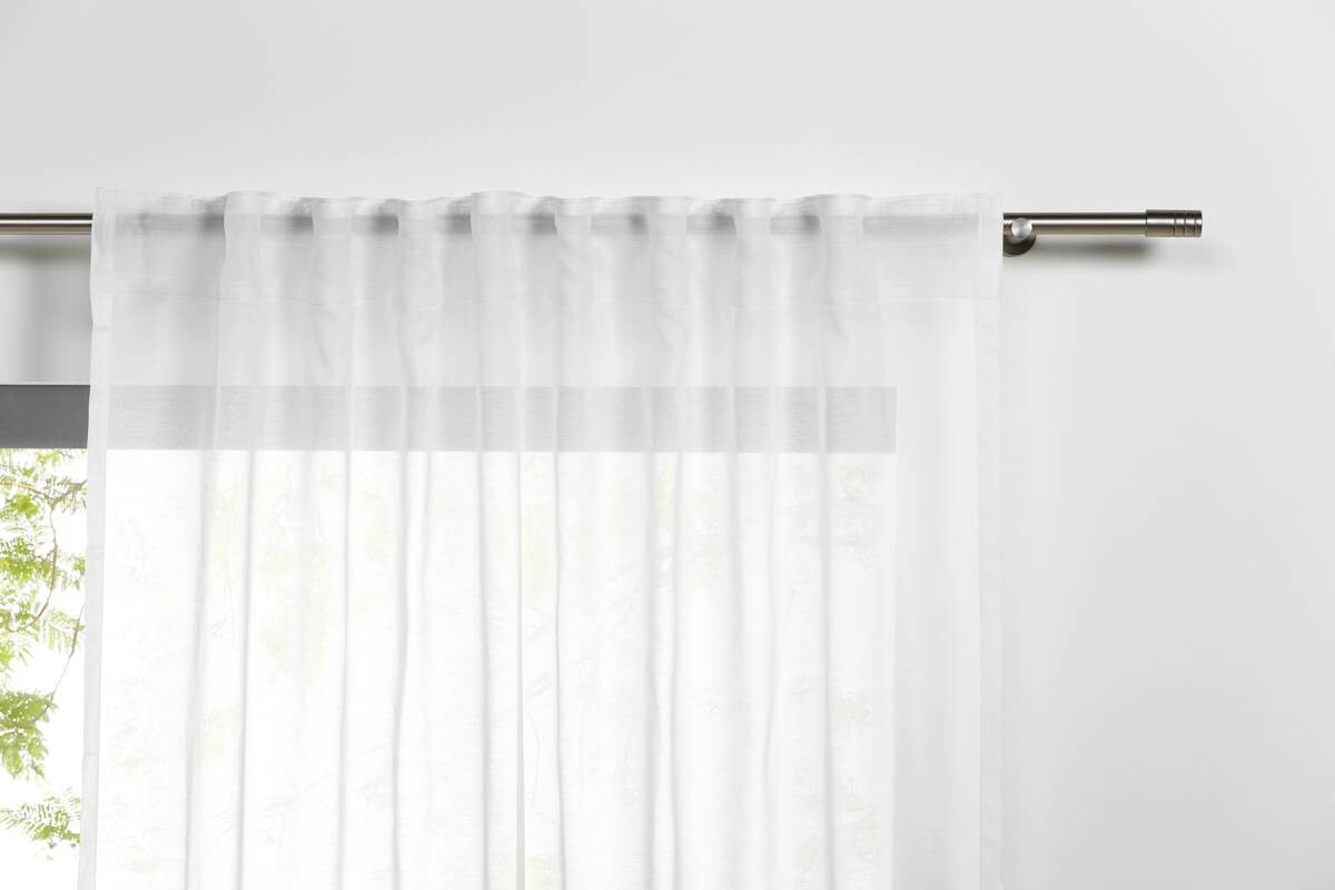 Kombivorhang PURE weiß B/L: ca. 135x245 cm