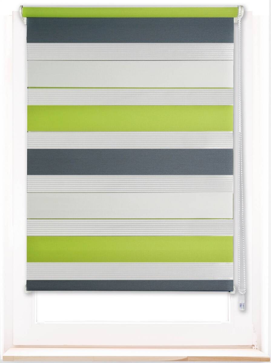 Doppelrollo Just-Triple grün B/L: ca. 100x160 cm