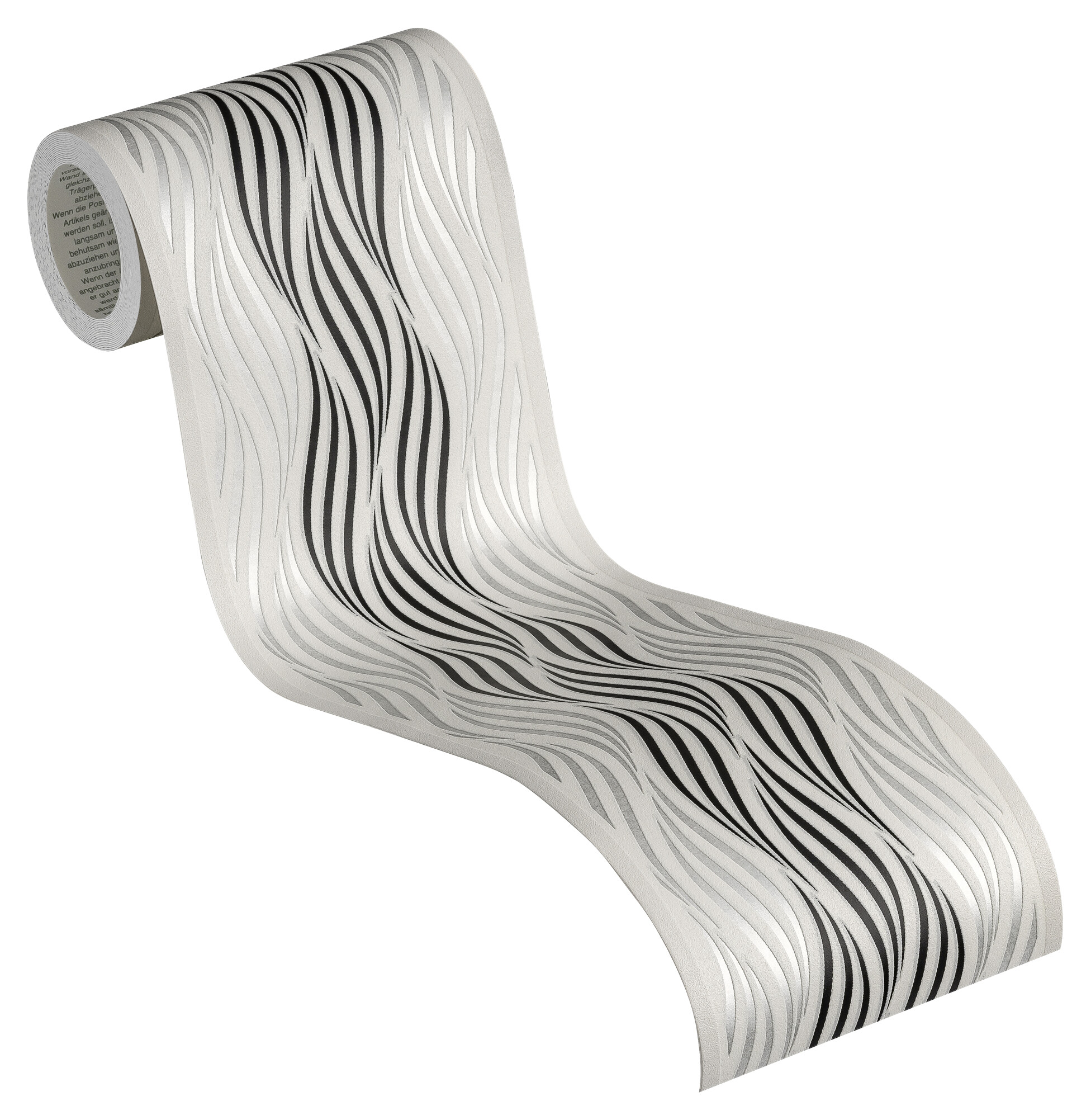 A.S.Creation Bordüre weiß B/H/D: ca. 13x500x8 cm