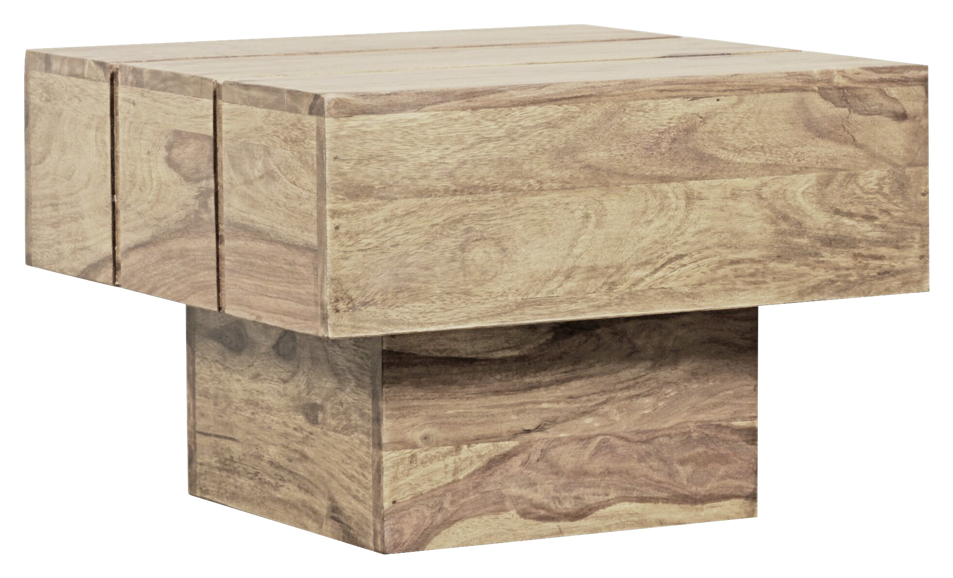 Beistelltisch natur Akazie B/H/T: ca. 44x30x44 cm