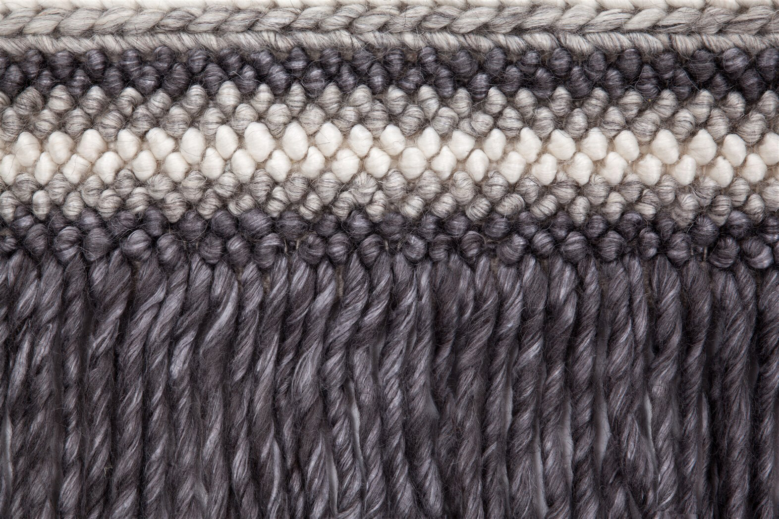 Kayoom Kurzflorteppich Natura 310 anthrazit B/L: ca. 80x150 cm