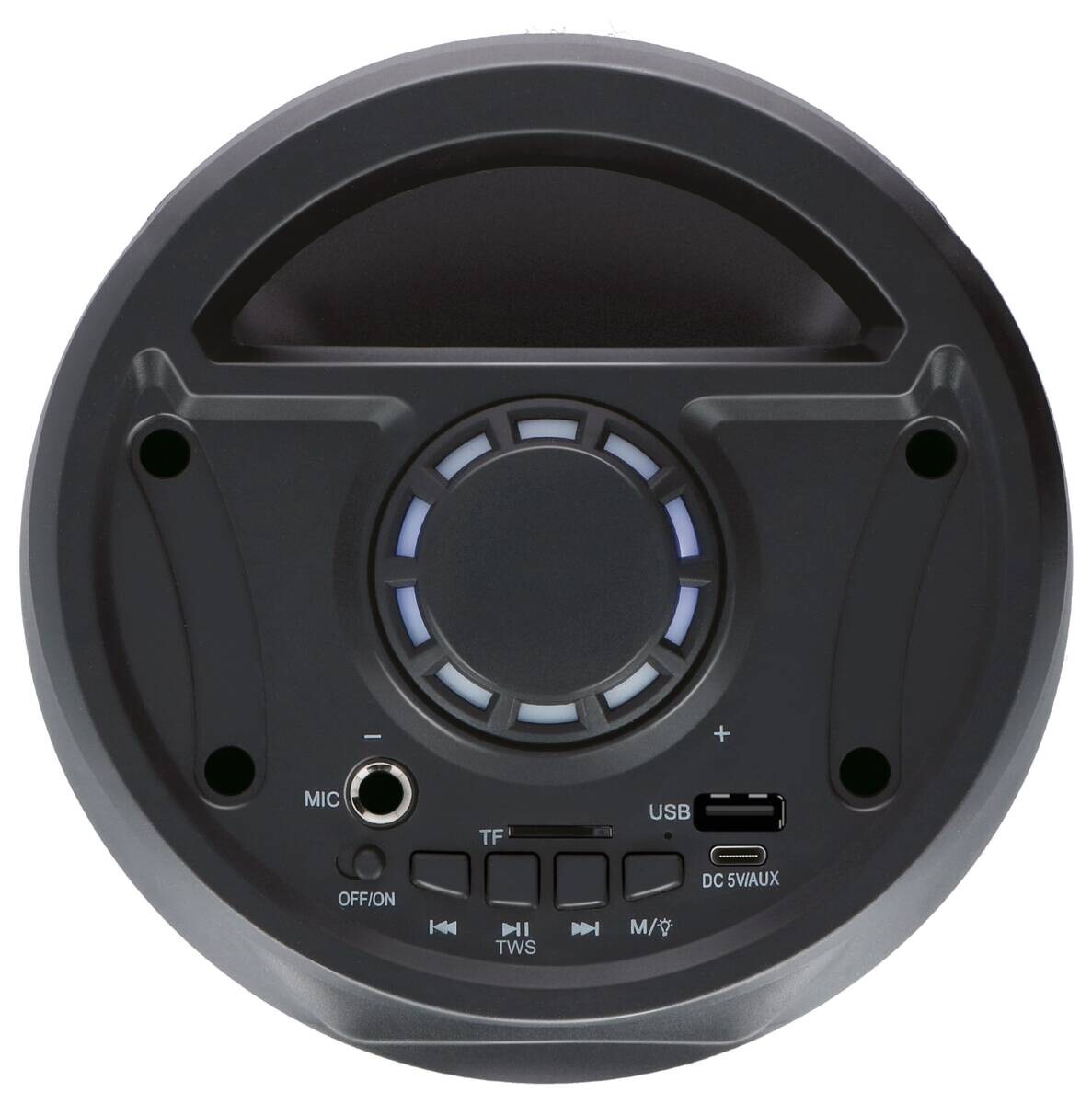 Bluetooth-Lautsprecher schwarz B/H/L: ca. 18,9x41,5x19 cm