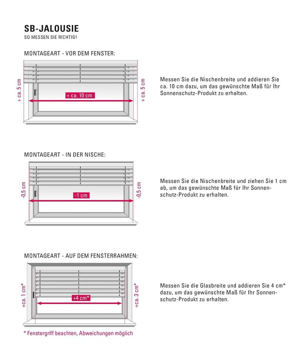 Alu-Jalousie weiß B/L: ca. 90x130 cm