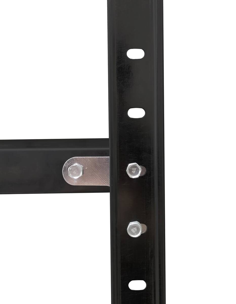 Schraubregal schwarz B/H/T: ca. 90x180x60 cm