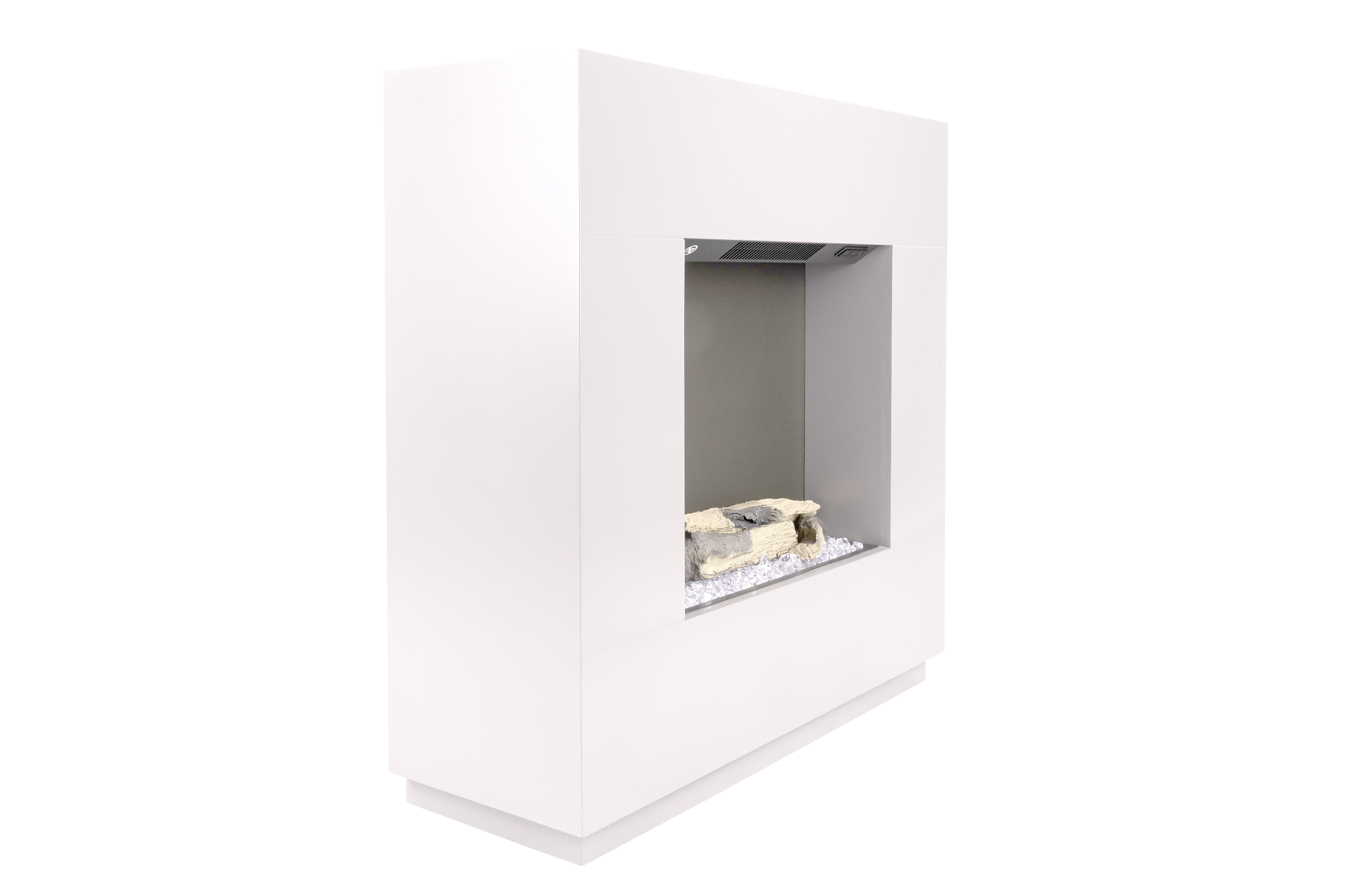 BHP Elektrischer-Kamin ESPEN BG00752 weiß MDF B/H/T: ca. 80x76x26 cm ca. 1500 W