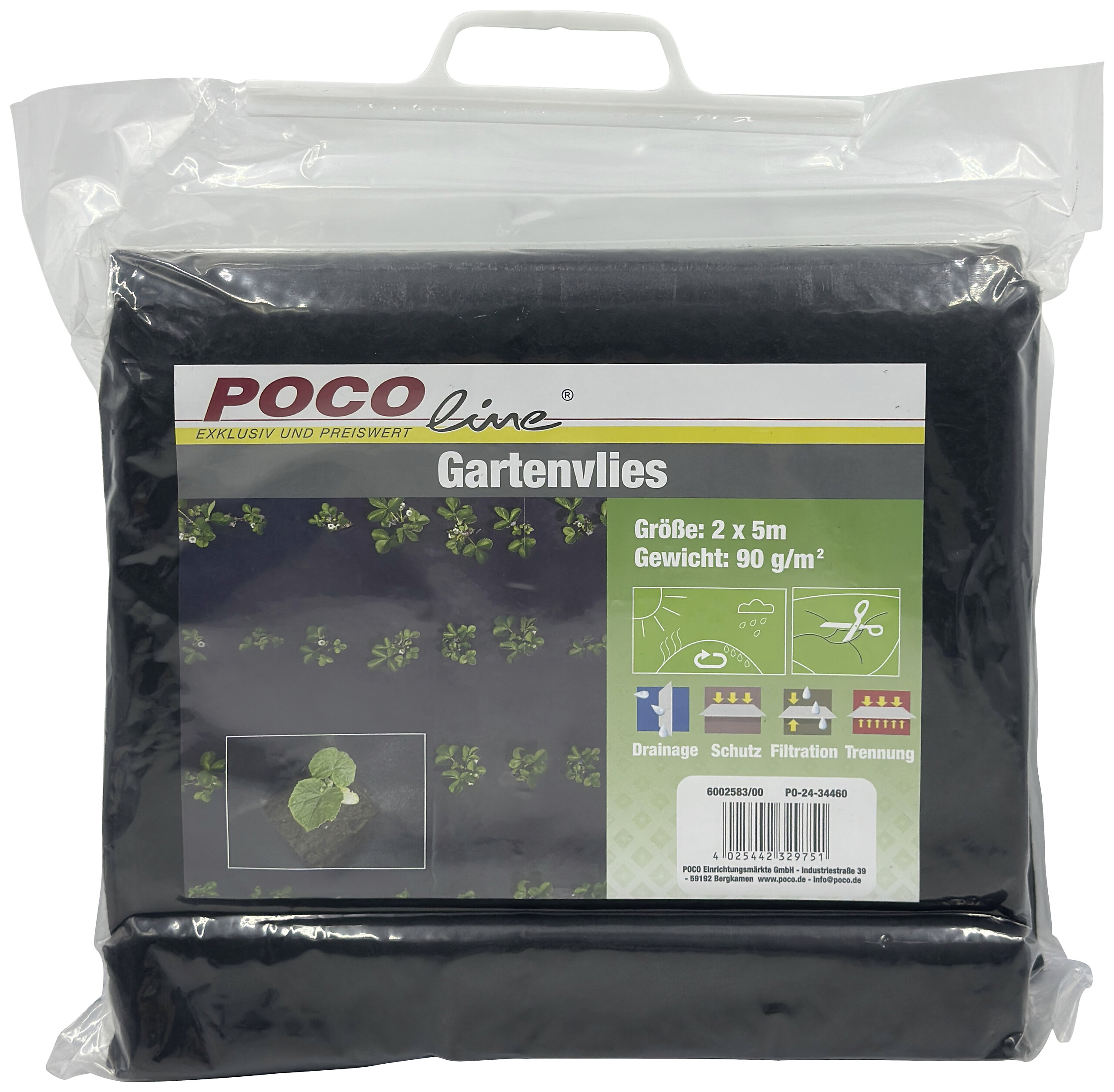 Gartenvlies B/L: ca. 200x500 cm