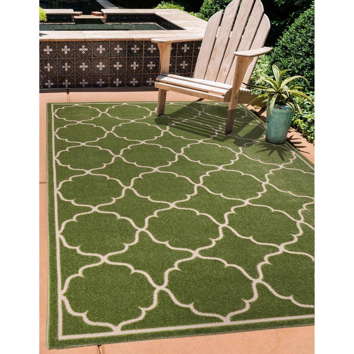 Sanat Outdoorteppich BERLIN grün B/L: ca. 140x200 cm