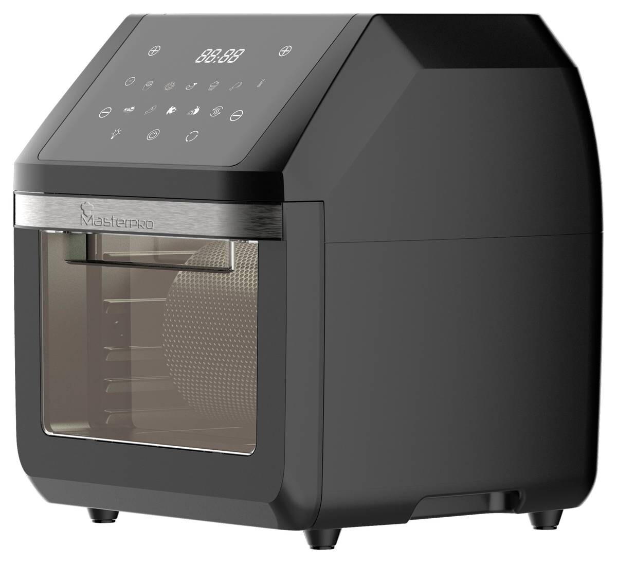 MASTERPRO Heißluftfritteuse BGMP-9310 Rocket schwarz Kunststoff B/H/T: ca. 37,5x43x37,5 cm ca. 11 l