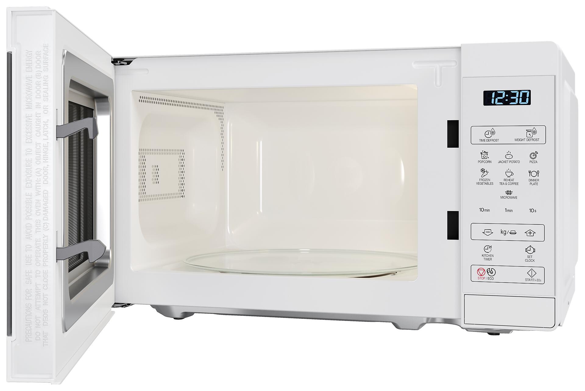 Sharp Mikrowelle YC-MS02E-C weiß Glas B/H/T: ca. 44x25,8x32,4 cm