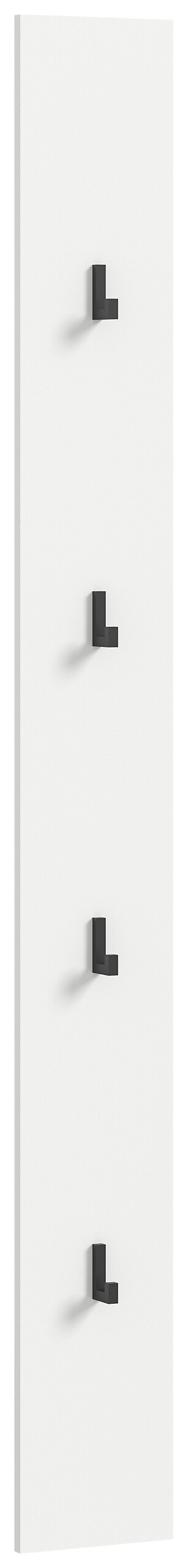 Garderobenpaneel Prisma weiß B/H/T: ca. 16x150x6 cm