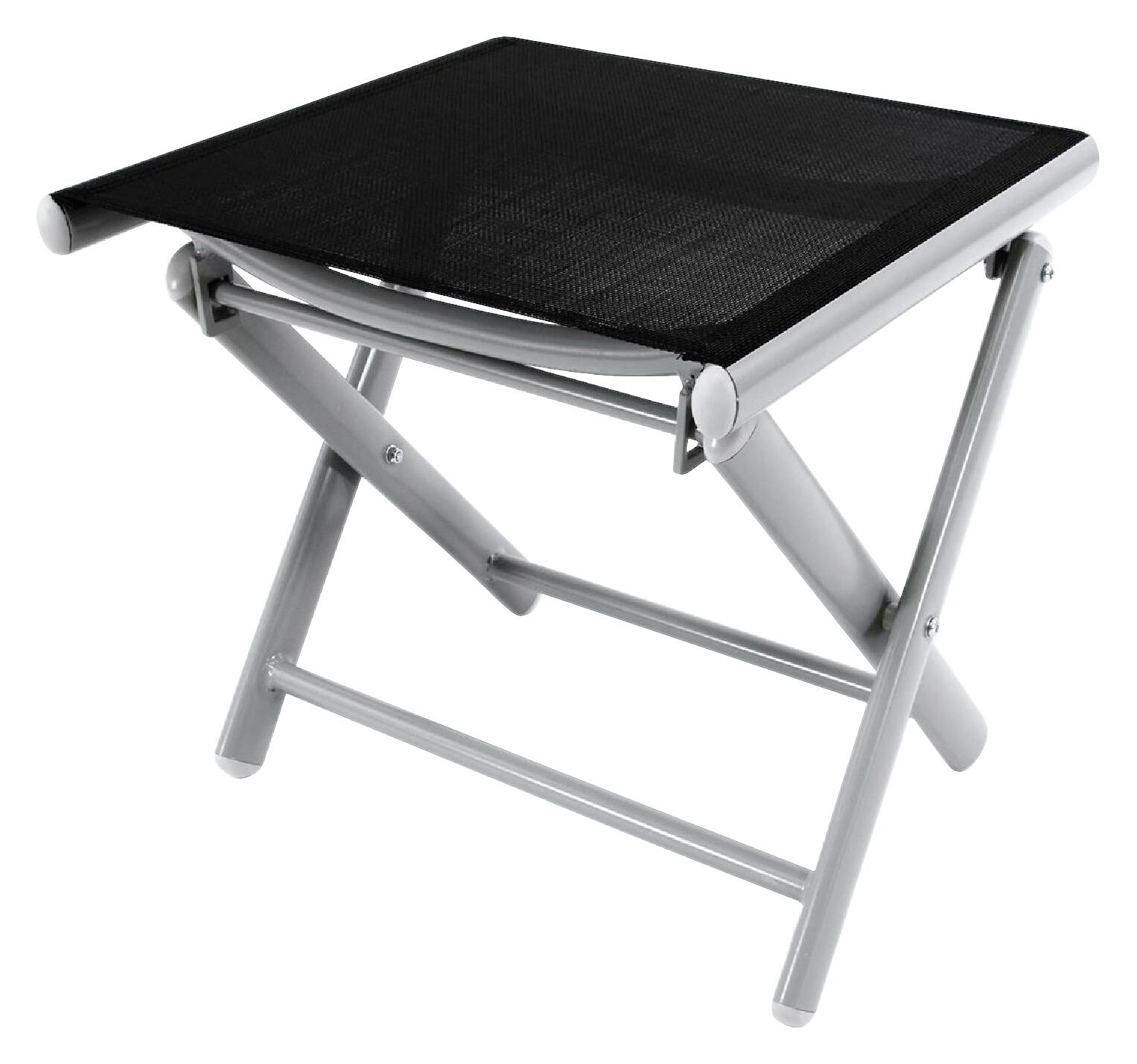 VCM Gartenhocker schwarz Aluminium B/H/T: ca. 40x40x45 cm VCM Gartenhocker schwarz Aluminium B/H/T: ca. 40x40x45 cm