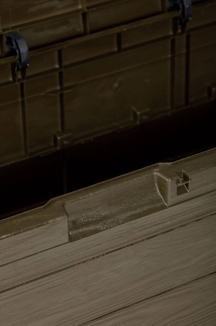 Toomax Aufbewahrungsbox Woodys braun Kunststoff B/H/L: ca. 56x45x117 cm