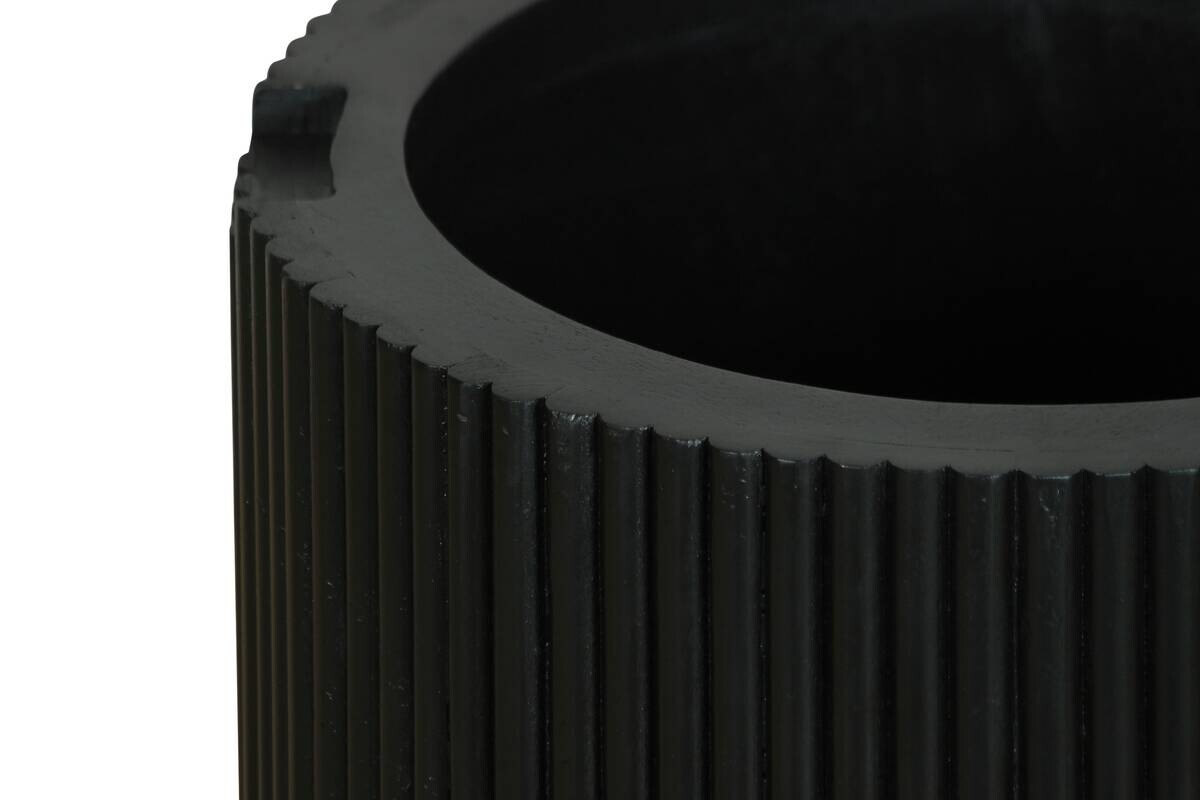 Beistelltisch OWEN schwarz Mango H/D: ca. 50x40 cm