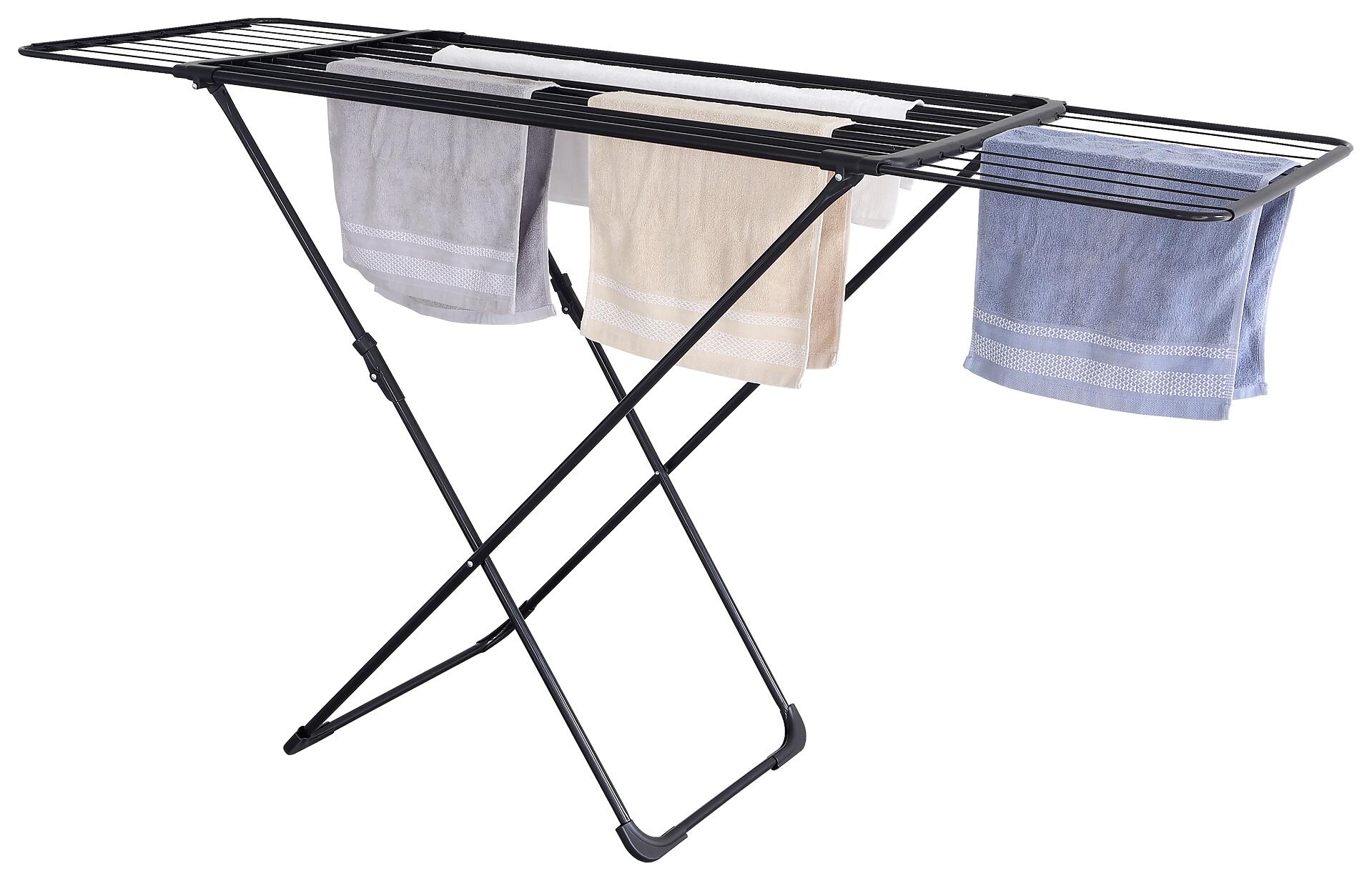 Flügelwäschetrockner silber