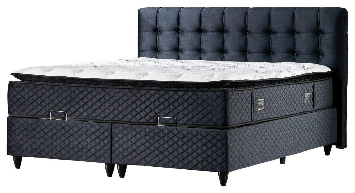 Polsterbett California schwarz Liegefläche B/L: ca. 180x200 cm